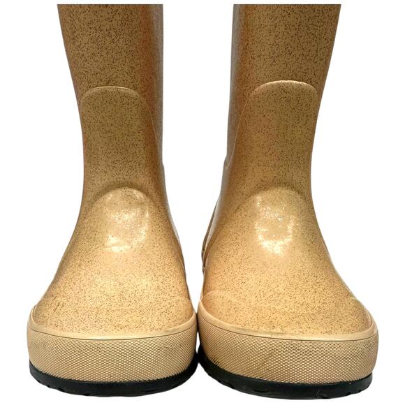 Bogs Kids' Rain Boots Rainboot Glitter Rose Gold Size 11 Toddler - Picture 5 of 9